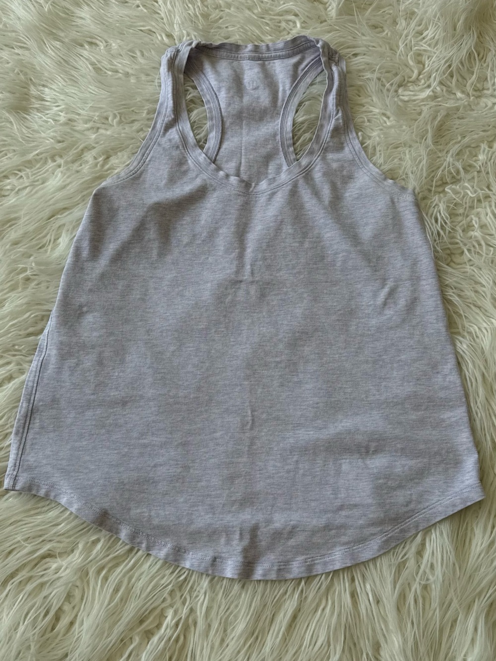 lululemon athletica Light Gray Racerback Tank